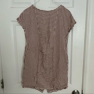 madewell stripped dress